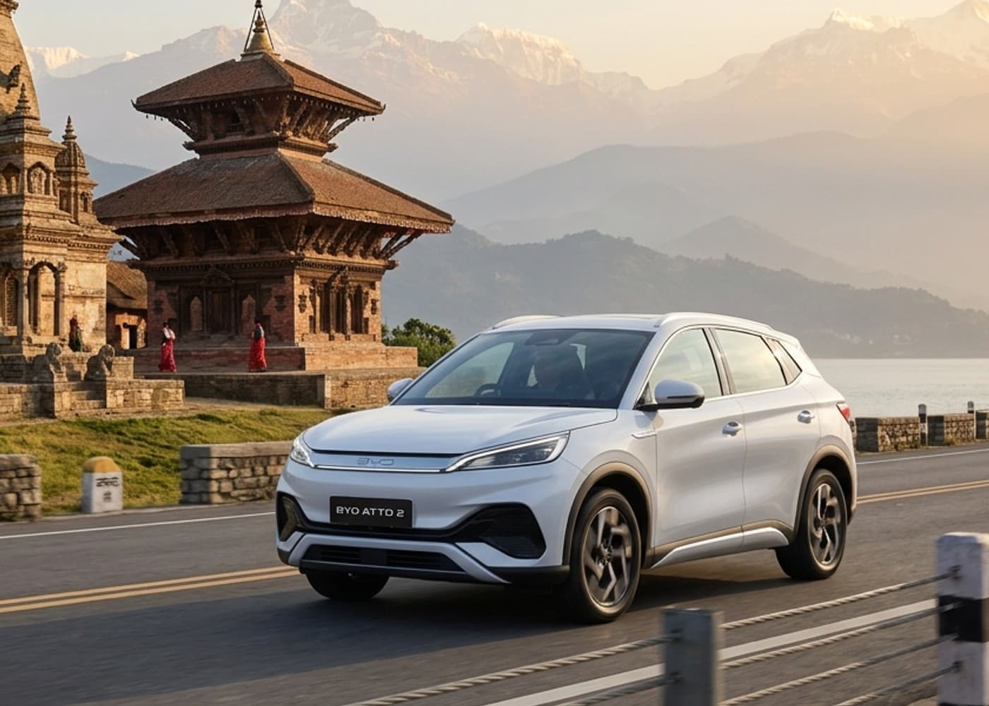 BYD Atto 2 — self-drive electric crossover rental in Nepal
